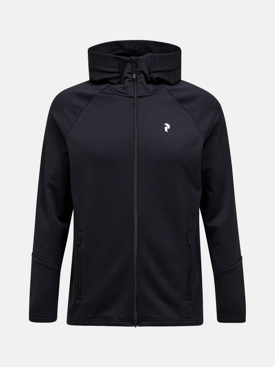 Peak Performance Rider Essentials Zip Hood – Outdoor Kleding Fleeces en Truien Fleece Grijs