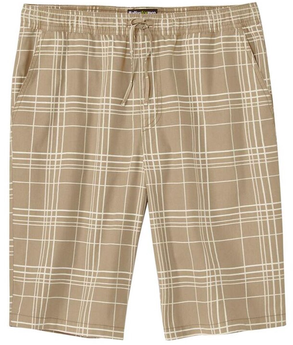 ATLAS FOR MEN - Geruite bermuda - Heren - Verkrijgbaar in grote maten - 5XL