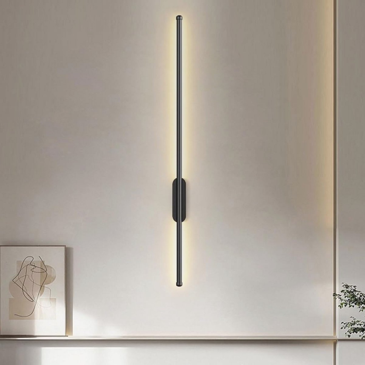 Moderne LED Wandlamp voor Binnen - Minimalistische Decoratieve Wandlamp met Warm Licht