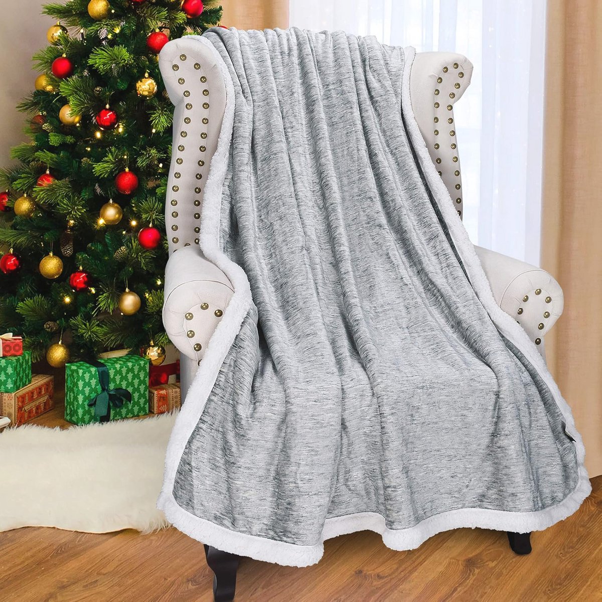 Zachte Pluizige Fleecedeken – Warme Sherpa Deken voor Eenpersoonsbed – 150 x 130 cm