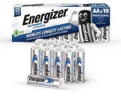 Energizer Ultimate Lithium - Wegwerpbatterij AA - 10 stuks