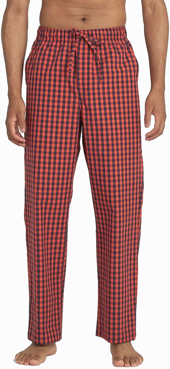 Heren Fleece Pyjamabroek Relaxed Fit - Warme Lounge Broek
