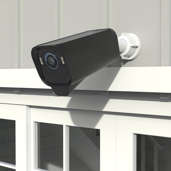 Siliconenhoes - 1 Stuks - Geschikt Voor Eufy S3 Pro-Camera's - Waterdicht - Waterdichte Siliconenhoes - Bewakingscamera's - Waterdicht En UV-Bestendig - Binnen- En Buitengebruik - Zwart van Merkloos — afbeelding 4