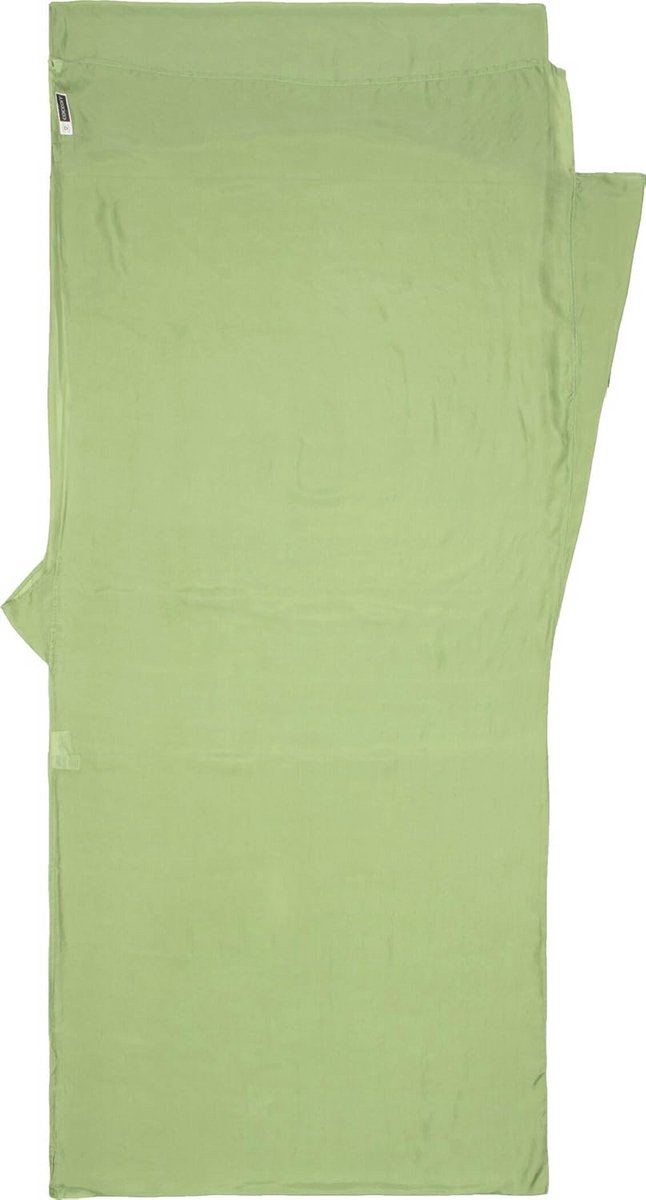 Cocoon Anti-muggen zijden slaapzak Insect Shield Line Travelsheet - Silk, 210 x 86 cm, Vine Green