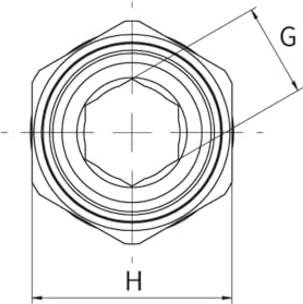 Verbindingsset ½" x ¾" Ni met Euro Taper voor radiators met klep - Set van 2
