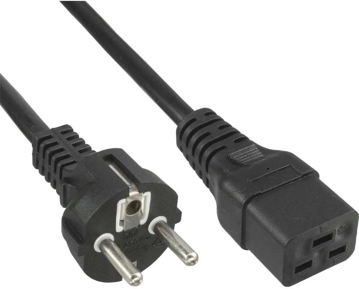 Netsnoer 16A Geaard Contact IEC320/C19 - 0,5 m