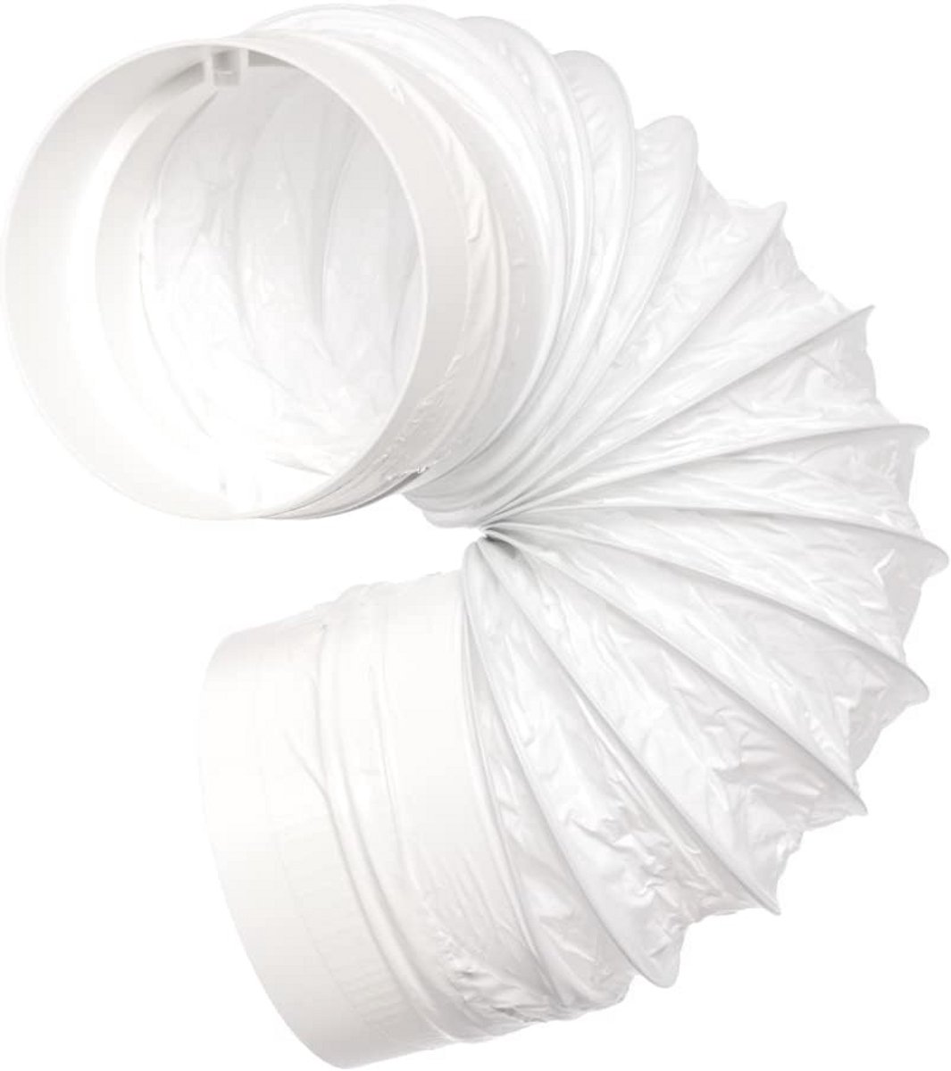 Flexibele Ventilatieslang Ø 100mm met Connector - PVC Kunststof Voor Ventilatiesystemen