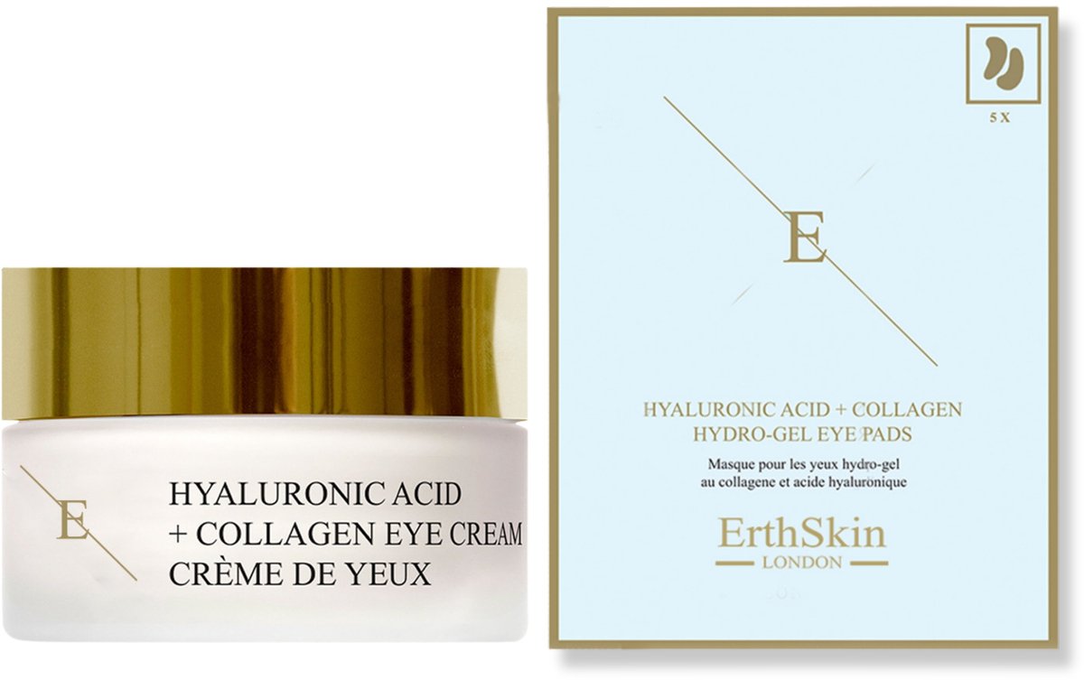 ErthSkin London Hyaluron & Collageen Oogverzorgingsset