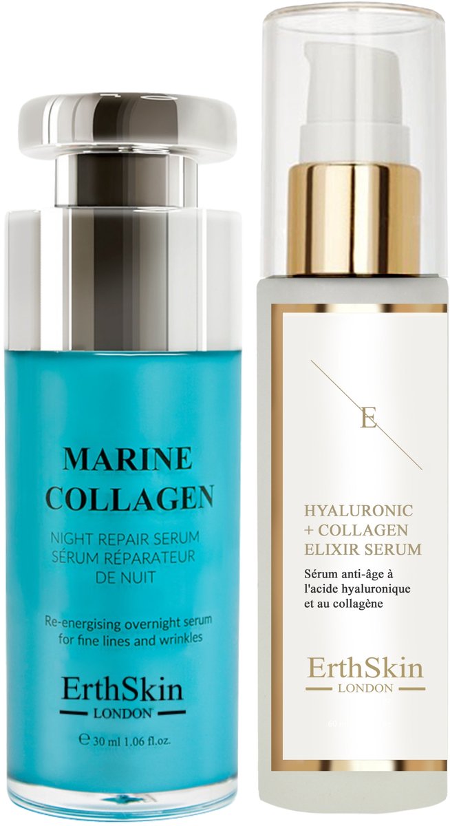 ErthSkin London Collageen & Night Repair Serum Set