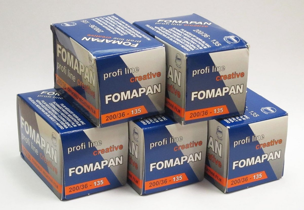 Zwart-wit 35mm Film 200 ASA - 5 Rollen 36 Exposities