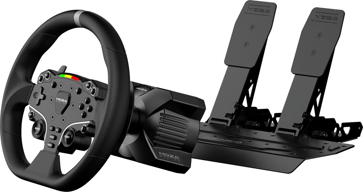 Moza Racing R3 Bundel voor PC – Direct Drive Racestuur + Pedalen – 3.9Nm – Sim Racing Set - PC — cadeau in Gadgets - foto 3