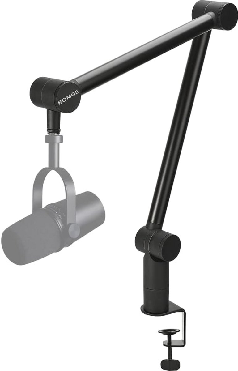 Verstelbare Heavy Duty Microfoon Boom Arm Stand voor Podcasts en Streaming