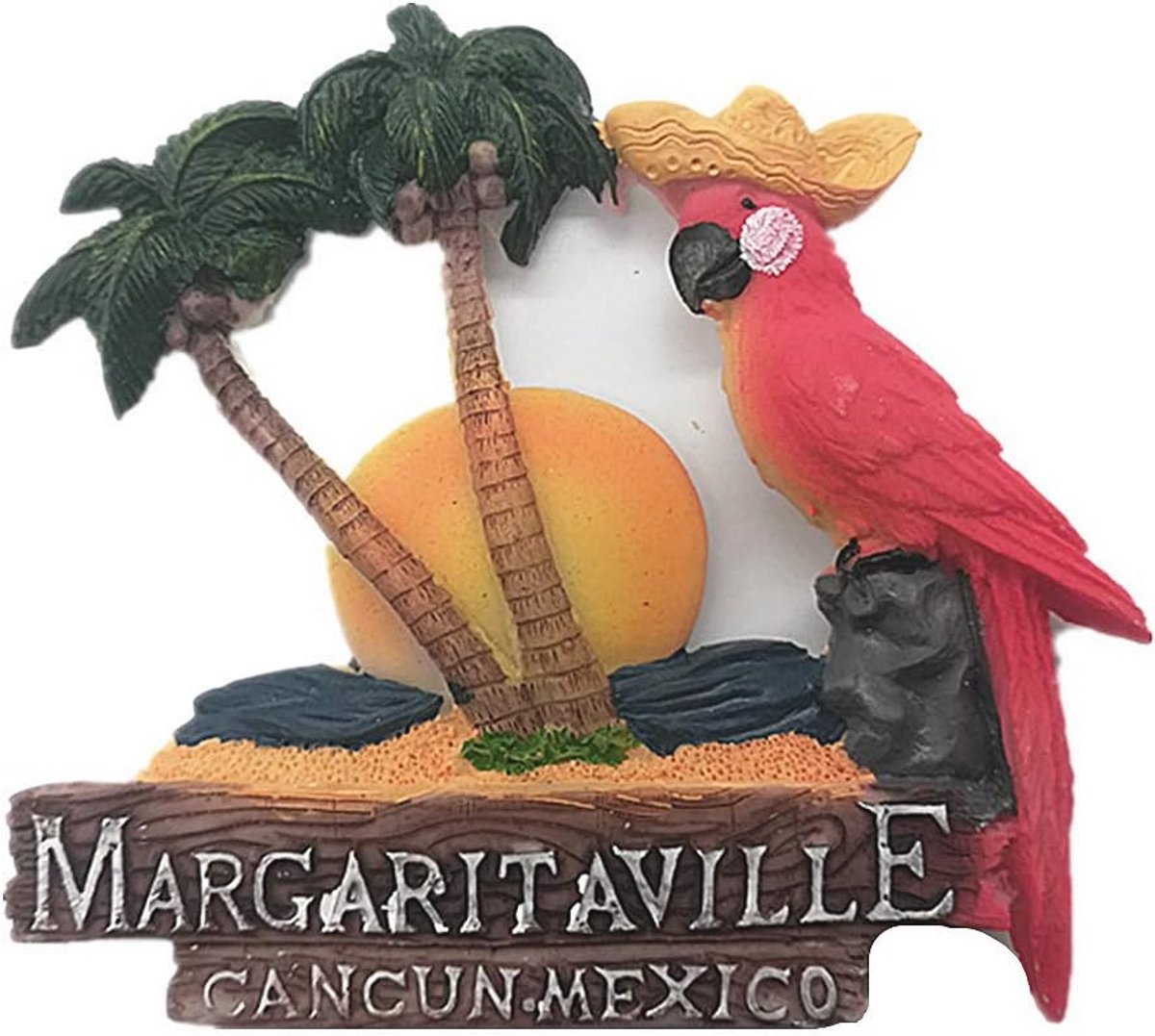 3D Koelkast Magneet Cancun Mexico - Ambachtelijke Decoratie en Souvenir