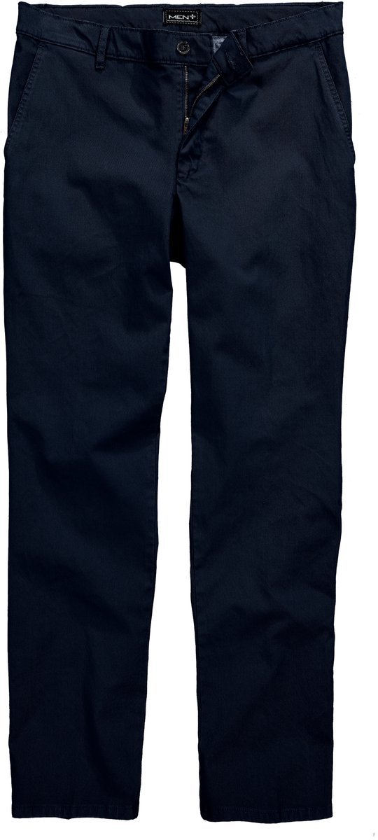 Men Plus - Heren - Chino Buik-Fit Regular Fit - Asblauw - Maat 52