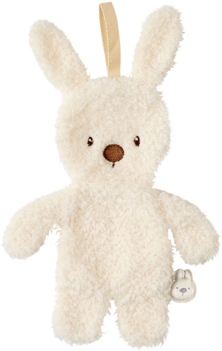 Nattou TEDDY Baby Fopspeenhouder - 26 cm - Konijn doudou als speenhouder - Baby Cadeau - Ecru
