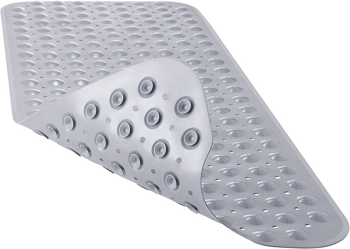 Antislip Bad- en Douchemat - Extra Groot, Machinewasbaar, Met Zuignappen, 101,6 x 40,6 cm