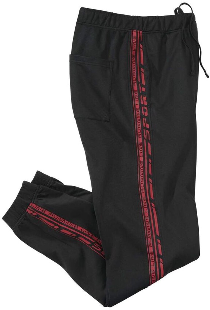 ATLAS FOR MEN - Joggingbroek met decoratieve band - Heren - Verkrijgbaar in grote maten - L