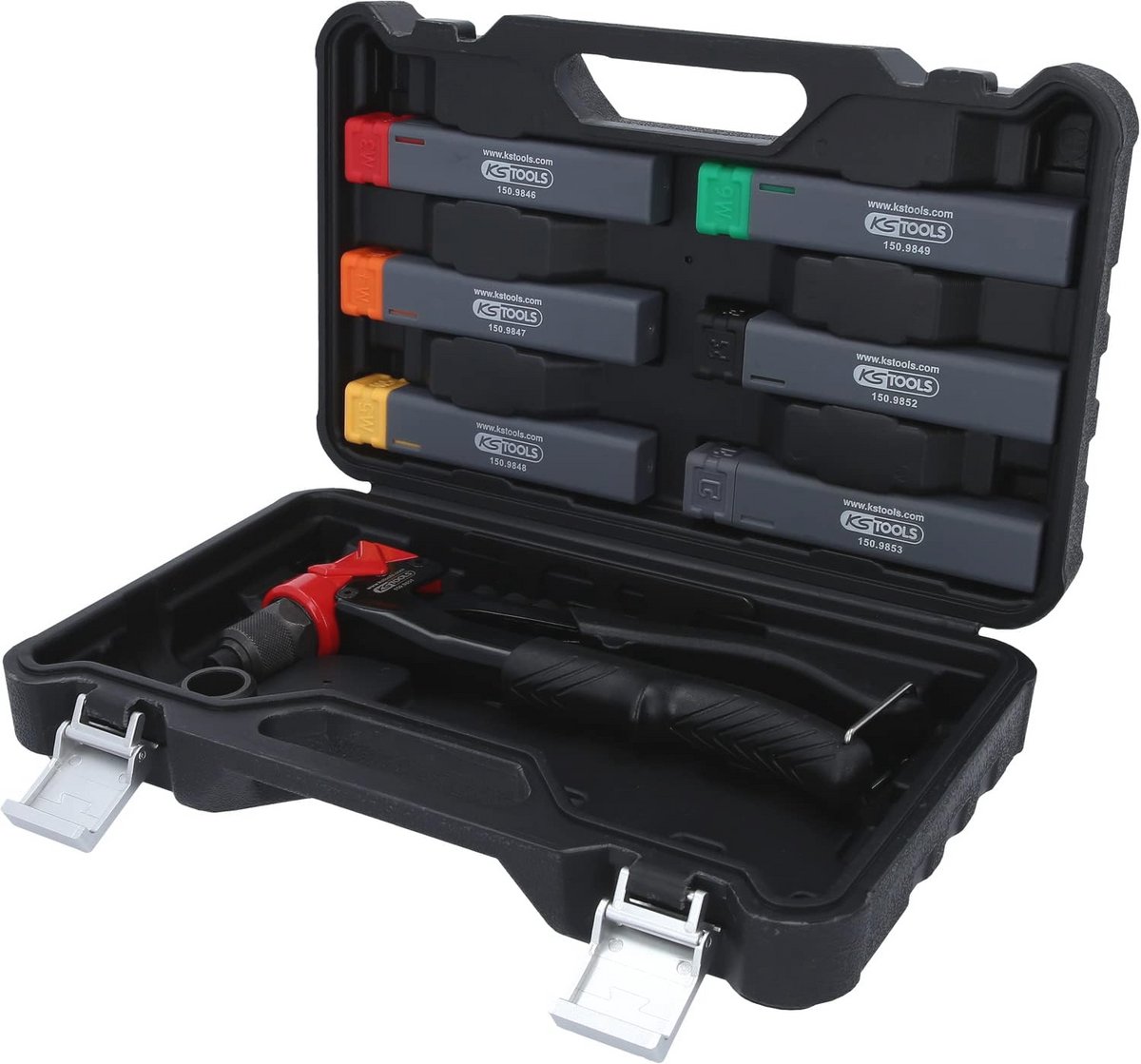 3-in-1 Handklinknagelset - 12-delige Klinknageltang Set