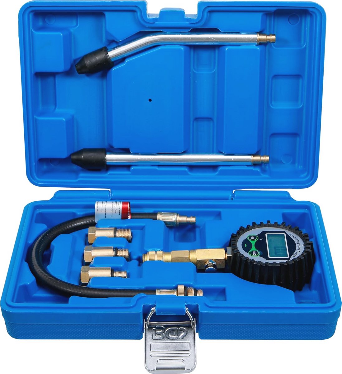 Digitale compressietester voor benzinemotoren - 7 delige set met LCD display