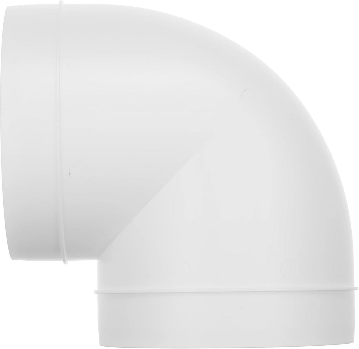Ø150 mm Boog 90 Graden Buisverbinder voor Ventilatiesystemen en Afvoerkanalen