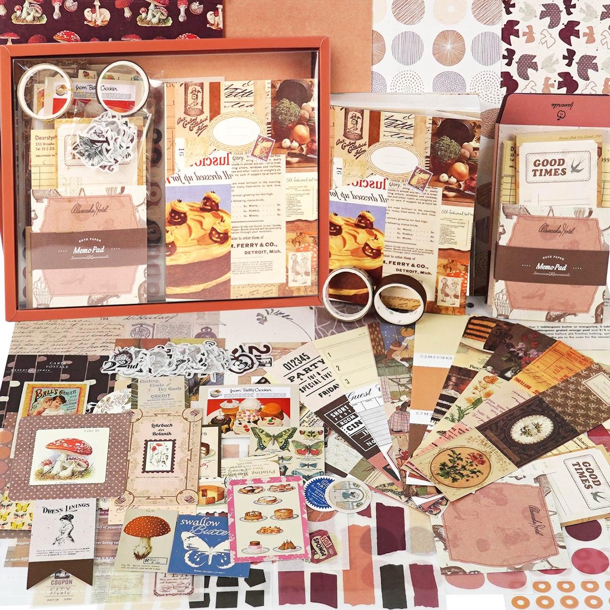 IMPERATORIS® 155 onderdelen die allemaal Scrapbook Stickers voor Bullet/Bujo/Junk Journal - Planner/Laptop/Telefoon/Agenda Sticker - Voor Volwassenen en Kinderen