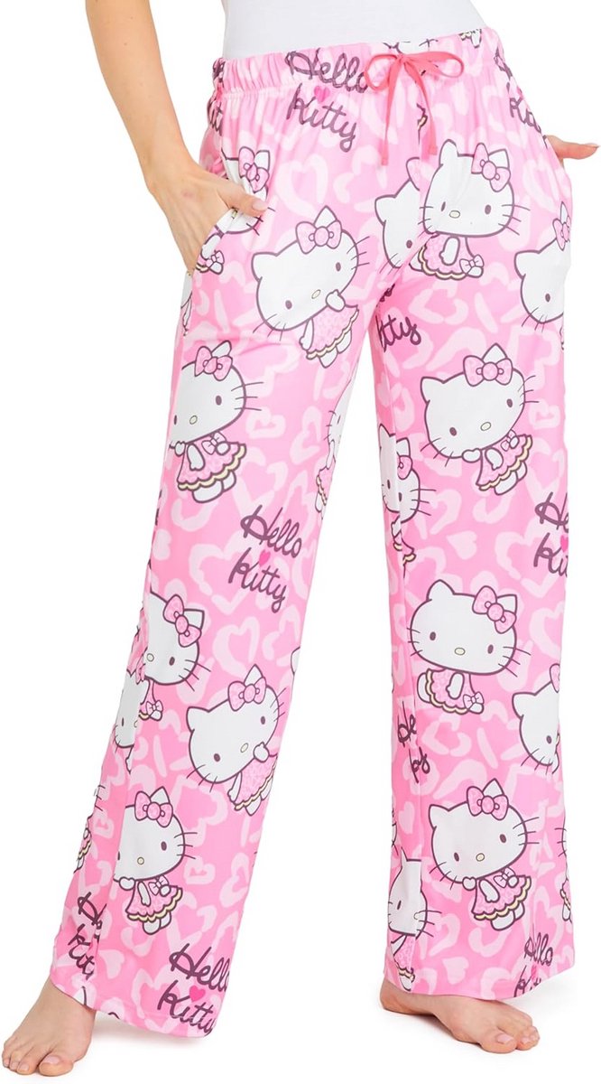 Damespyjamabroek met elastische taille en ademend materiaal - comfortabele loungewear