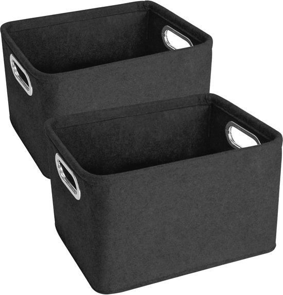 Opvouwbare Vilten Opbergmanden Met Handgrepen Set Van 2 Voor Keuken opvouwbare-vilten-opbergmanden-met-handgrepen-set-van-2-voor-keuken