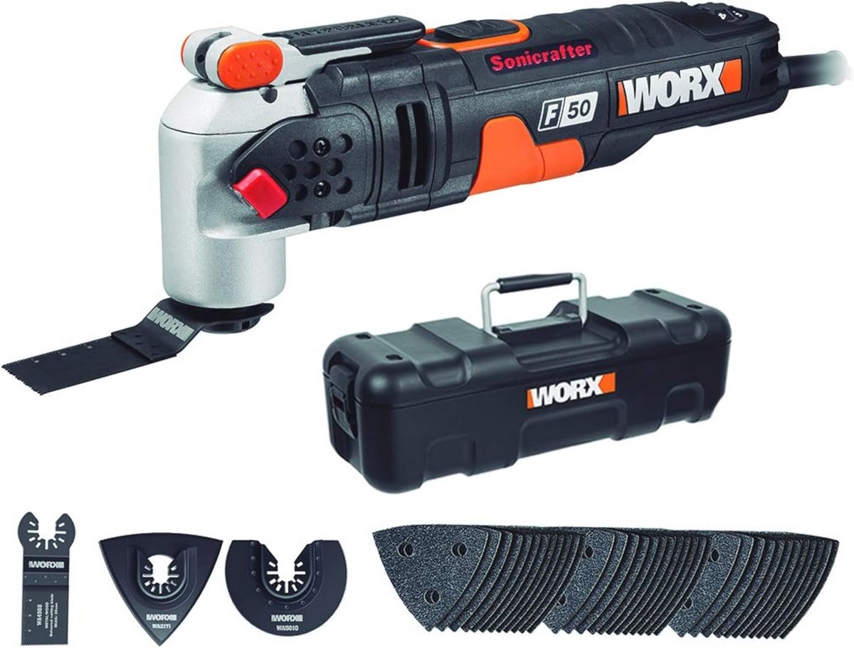 Multifunctioneel gereedschap 450W - Multitool met universele accessoires en standaard zaagbladen
