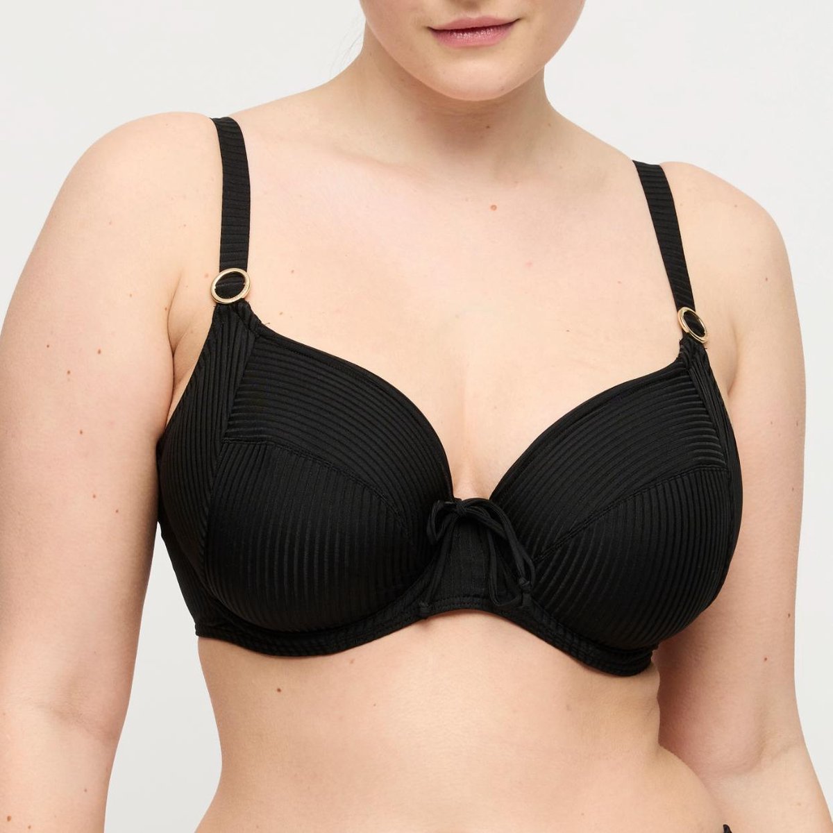 PrimaDonna Swim Delray Bikini Top met Beugel 4013610 Zwart - maat EU 80C / FR 95C
