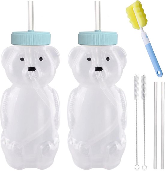 b.box Vervangset Rietjes & Borstel (voor Sippy Cup