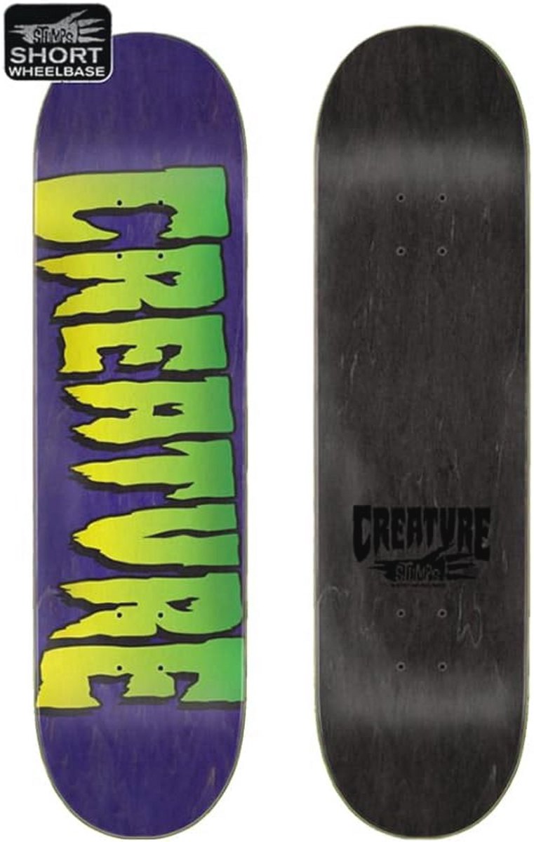 Skate Deck 8 25 x 31 80 cm Paars