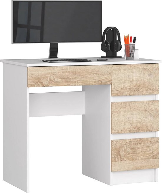 Foto: Functioneel bureau voor tieners met 4 laden compact en modern