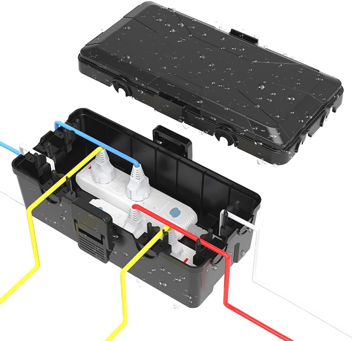 Waterdichte Elektrische Box voor Buiten - Beschermende Stopcontacten en Stekkers