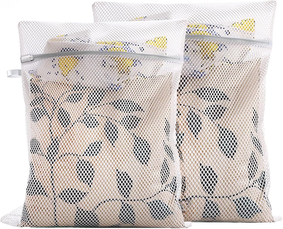 Set van 2 Wasnetten voor Delicate Kleding - 30 x 40 cm Herbruikbare Waszakken