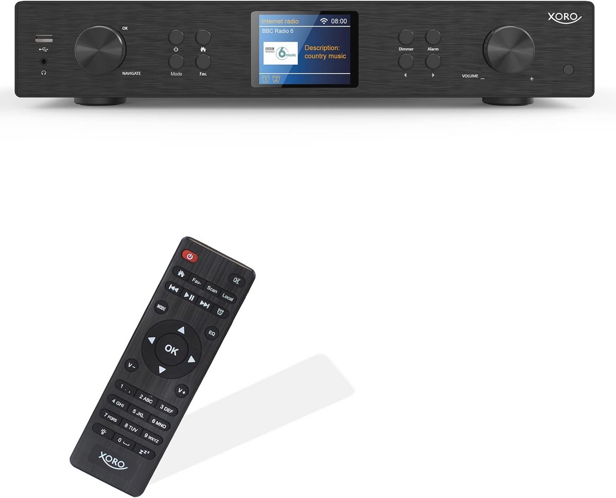 Internetradio met DAB+ en FM, WLAN, Bluetooth en Spotify Connect