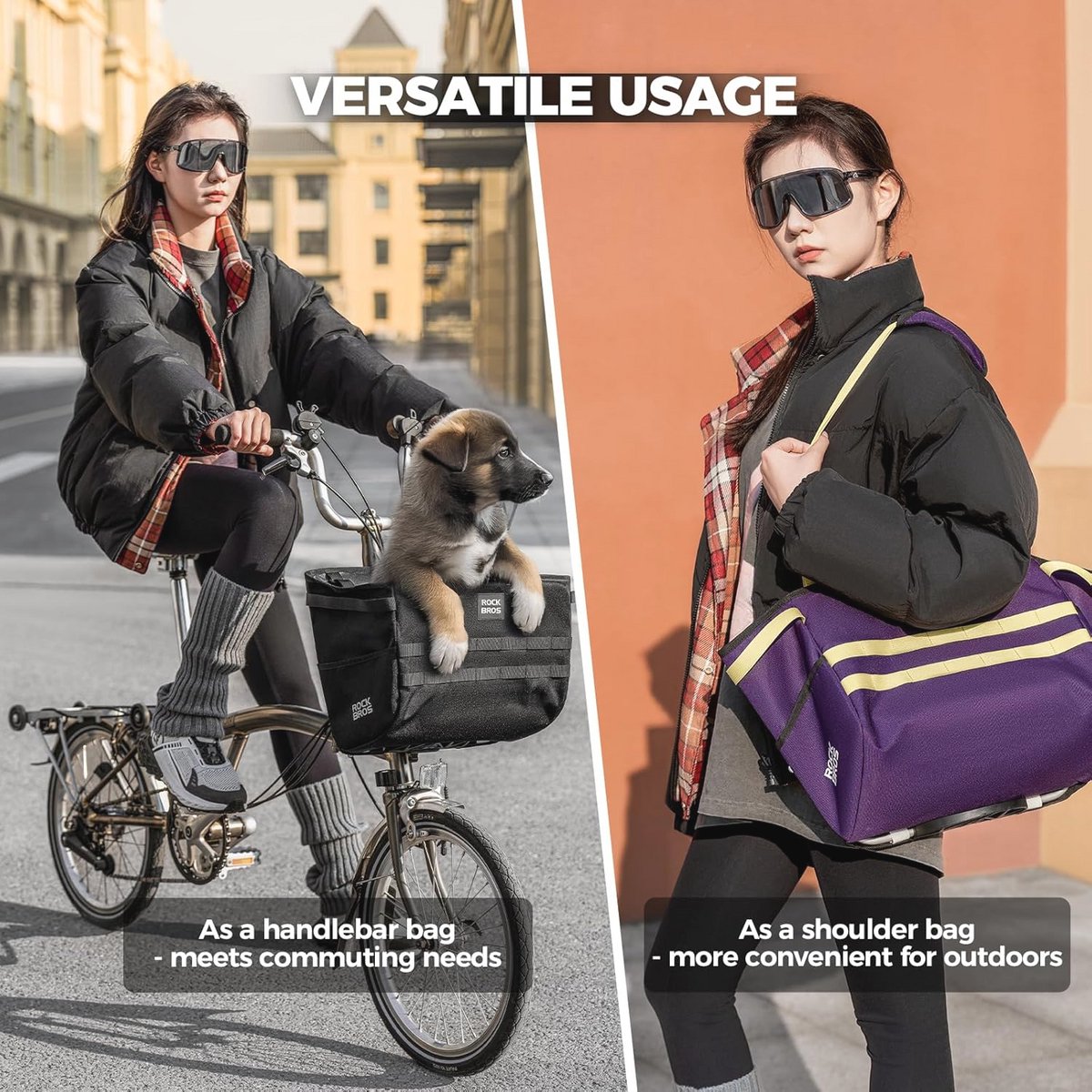 Fiets Handvat Tas voor Vouwfiets - Opbergtas voor Stadsfiets