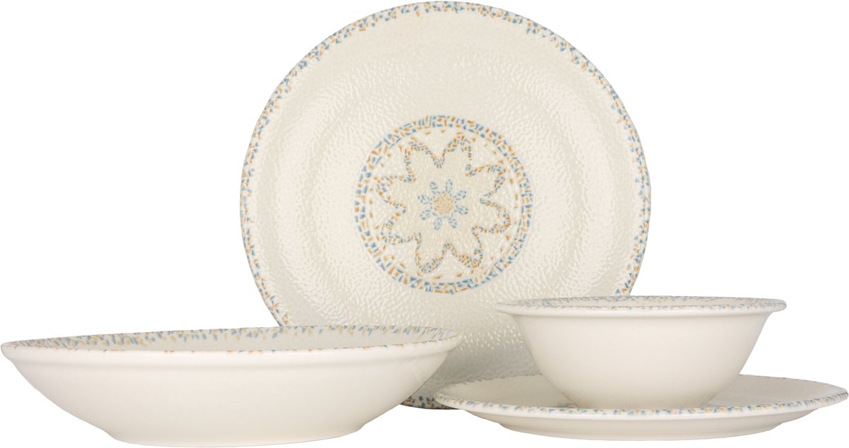 By Bone Serviesset (Large) - Tessera - 24 delig - 6 persoons - Porselein