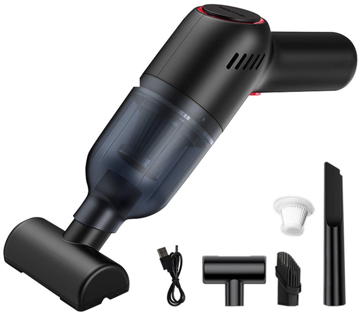 Mini-stofzuiger Draadloos Kruimeldief voor Nat en Droog - Mini-stofzuiger, - €45,09