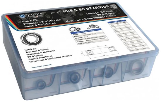 Union Assortimentsdoos kogellagers Hub & BB van Union — afbeelding 2