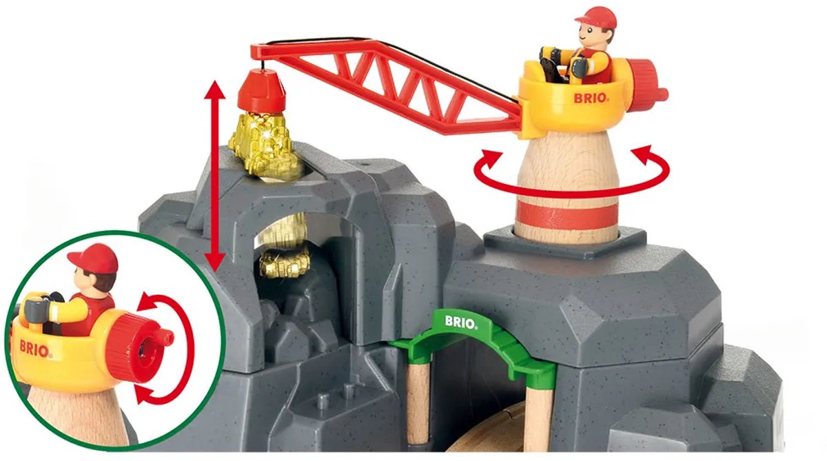 BRIO Kraan en bergtunnel - 33889 — afbeelding 16