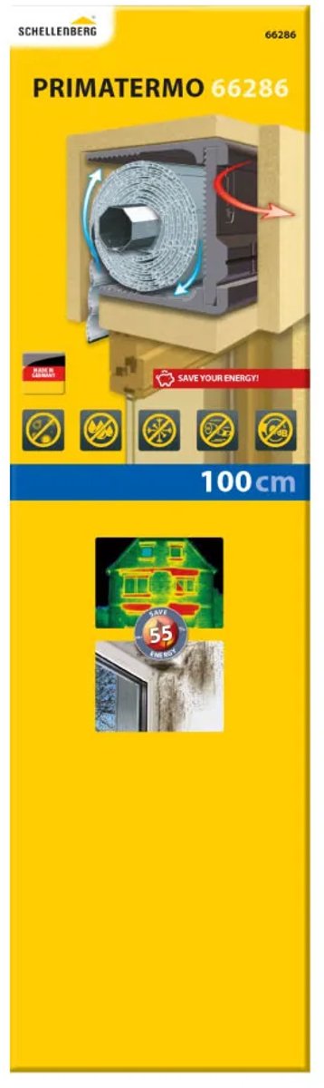 Schellenberg Isolatie Voor Blinde Laden 1000x500x13 Mm Transparant