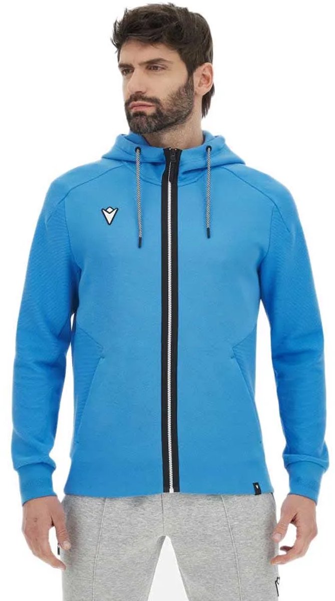 Macron Rhodos Sweatshirt Met Rits Blauw S Man