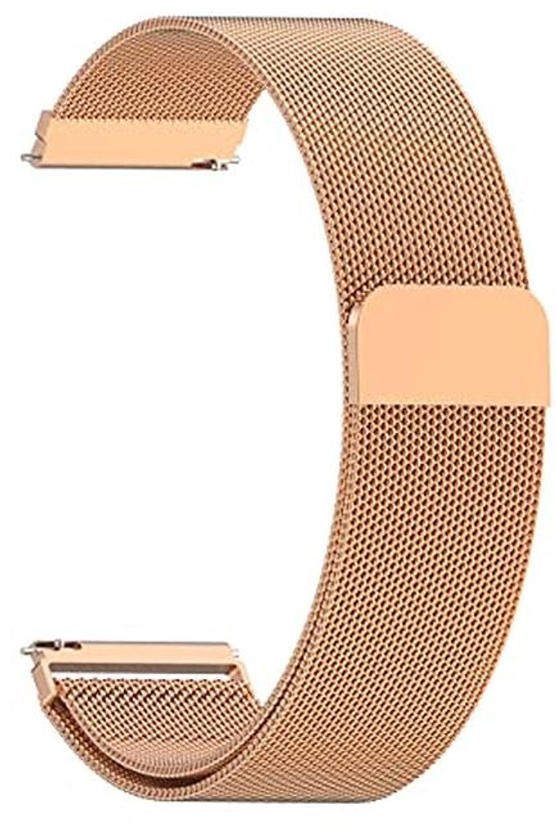 Universele 20mm metalen horlogeband met magnetische sluiting