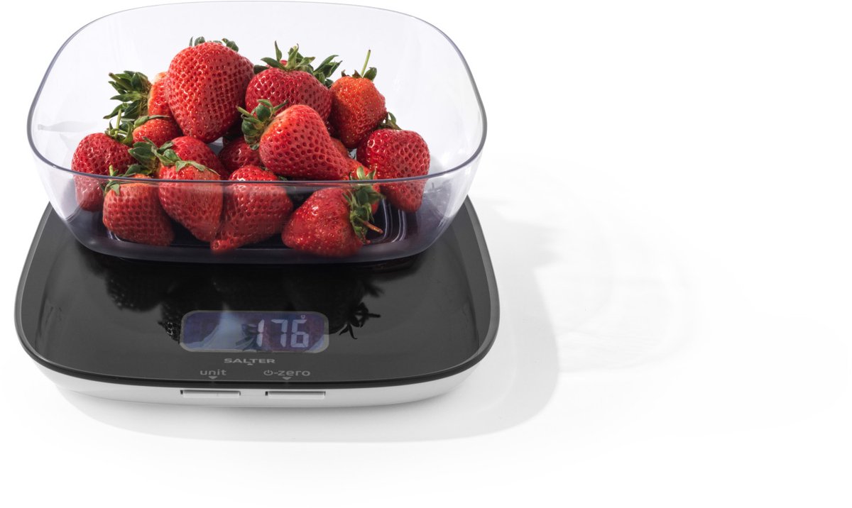 Salter High-Capaciteit Weegschaal met Kom – 20kg/1,5L | LCD-display