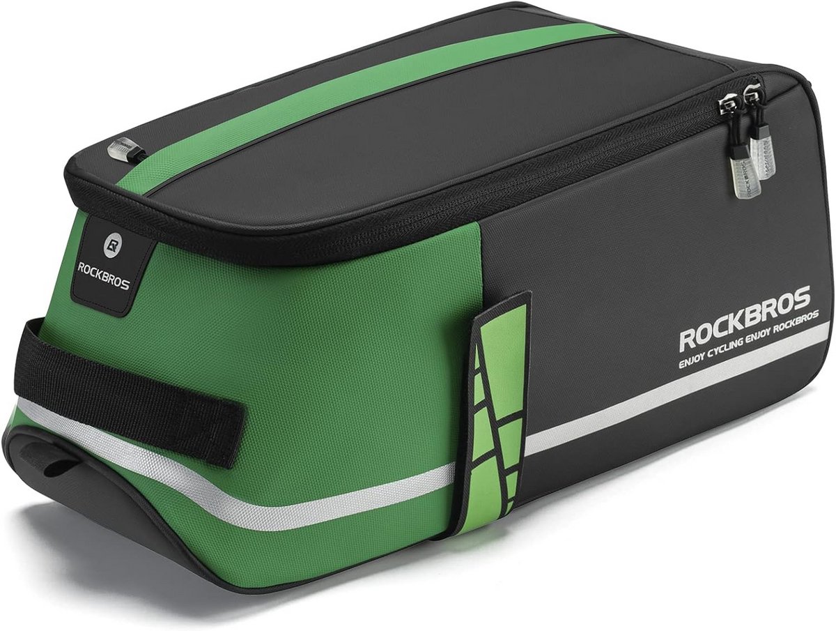 Fietstas 4L Waterdichte Transporttas met Regencover en Schouderband