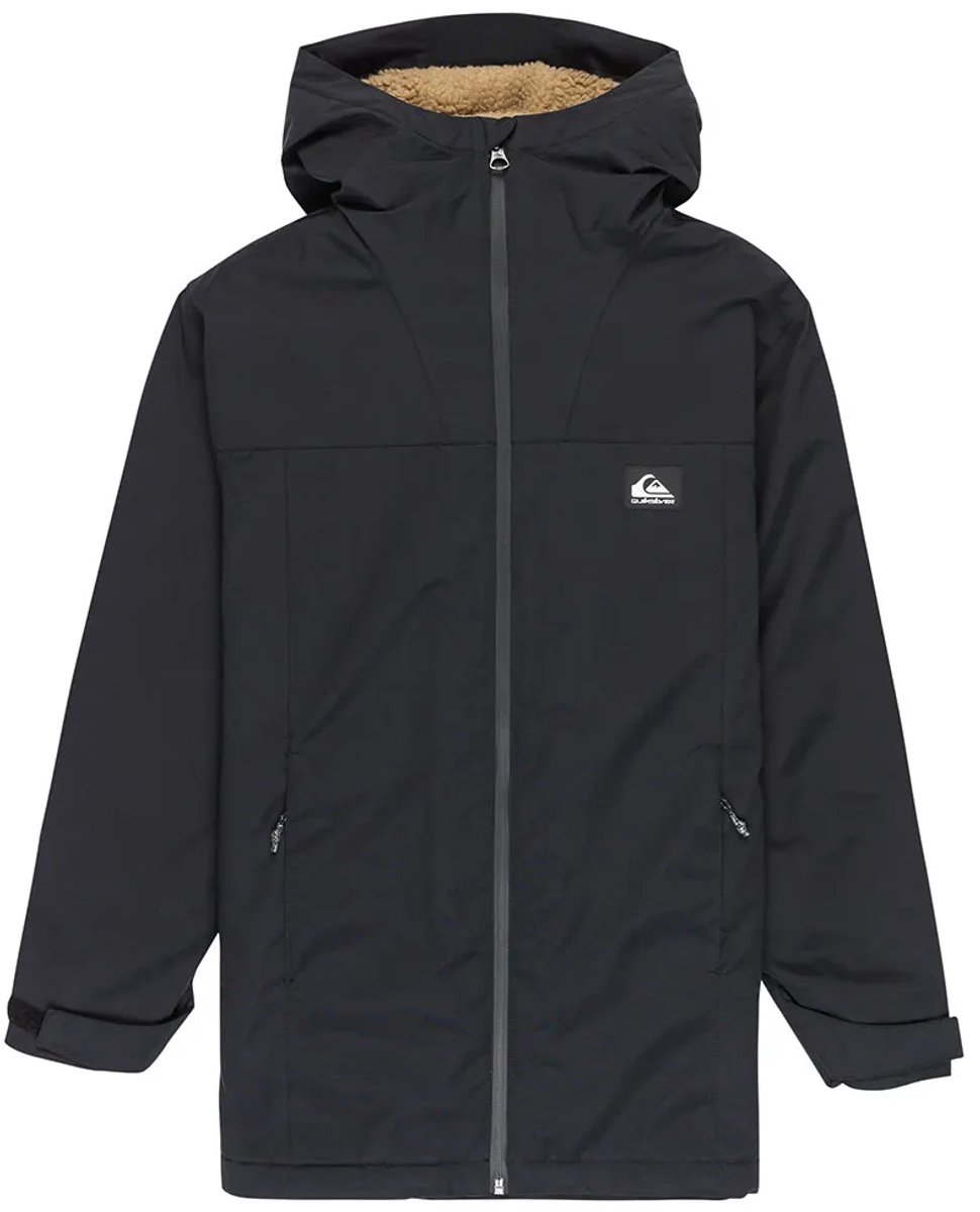 Quiksilver Overcast 3k Jas 12 Years Jongen Zwart