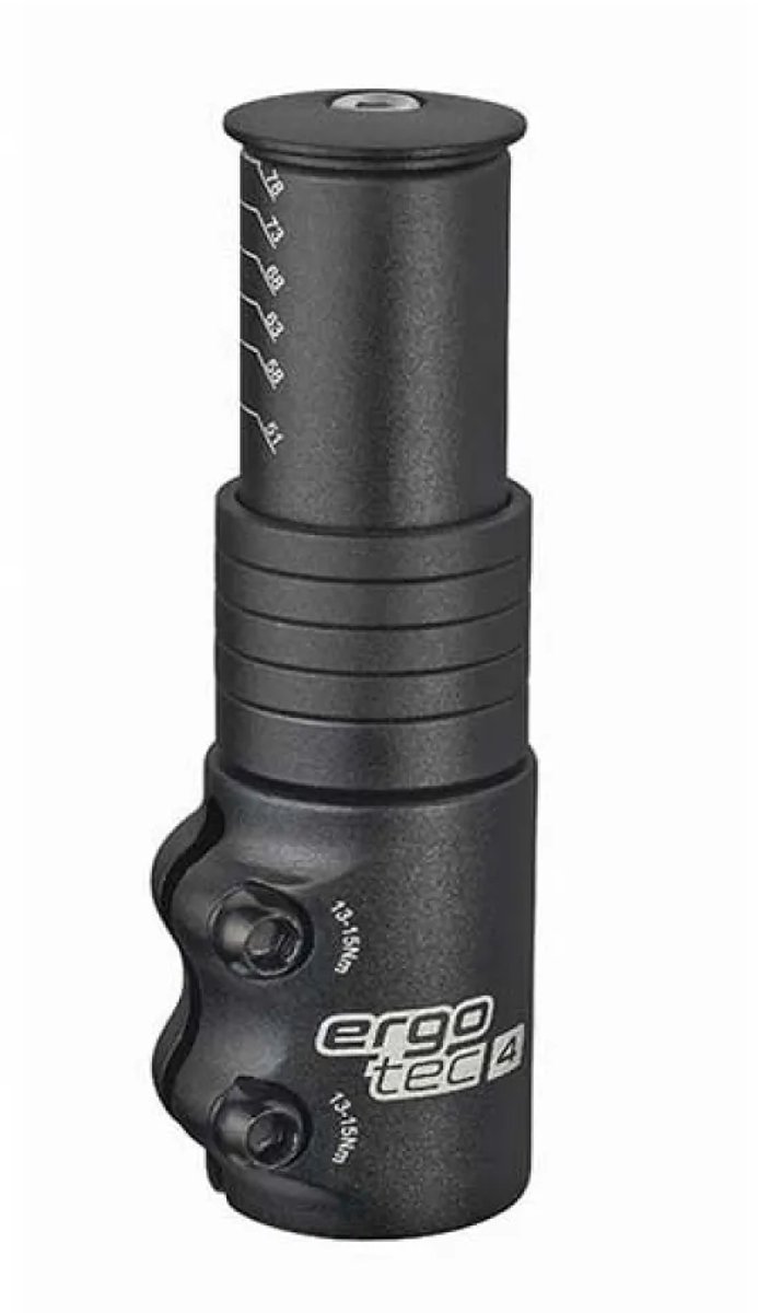 Ergotec Ahead 3 Stuurpenverlenger - AL6061 T6 - Zwart — afbeelding 4