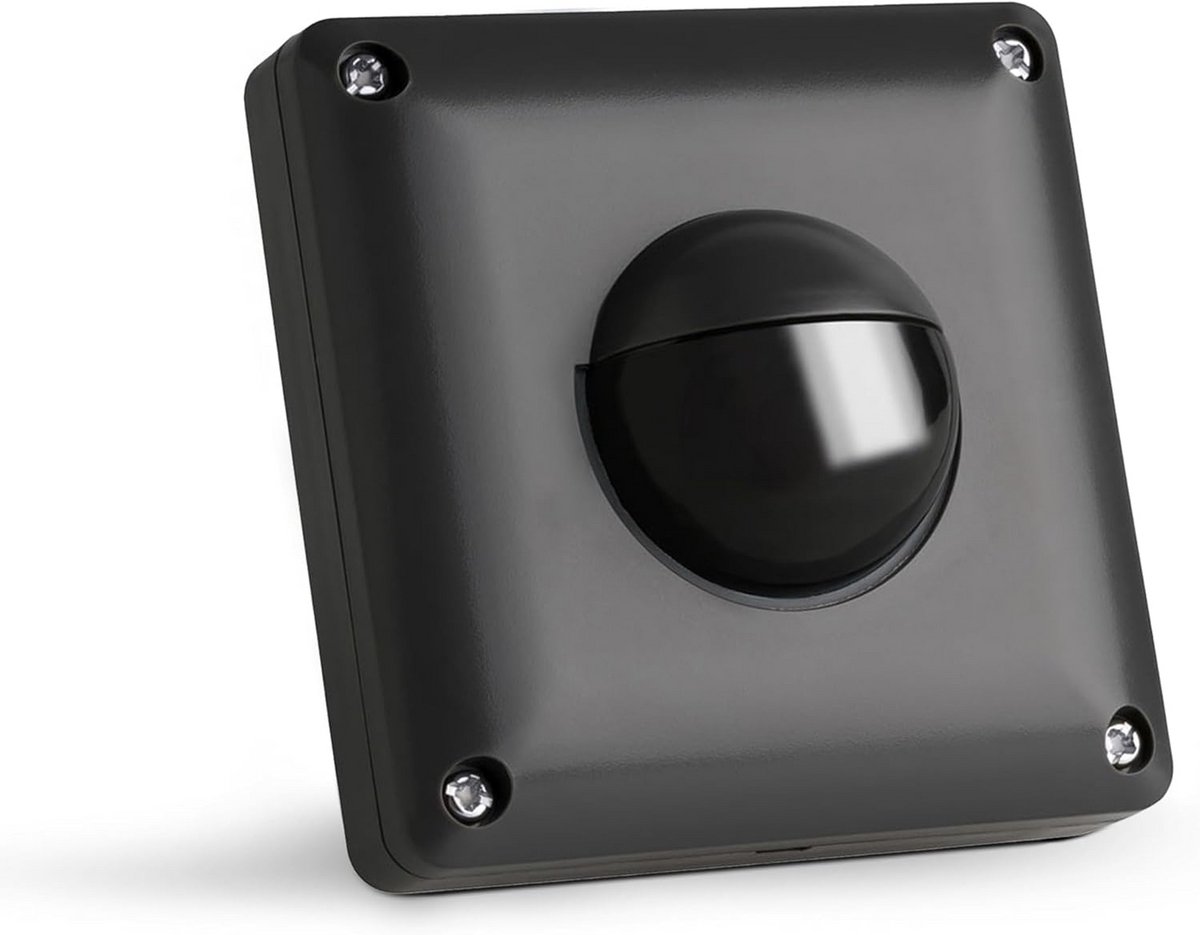 Programmeertbare Infrarood Bewegingsmelder voor Buiten - LED Geschikt, Wandmontage, IP65 Bescherming