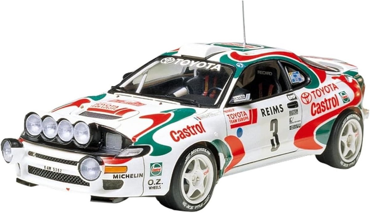 1:24 Replica Rallyauto Modelbouwkit - Onbeschilderd, Veelkleurig, Geschikt voor Hobbyisten