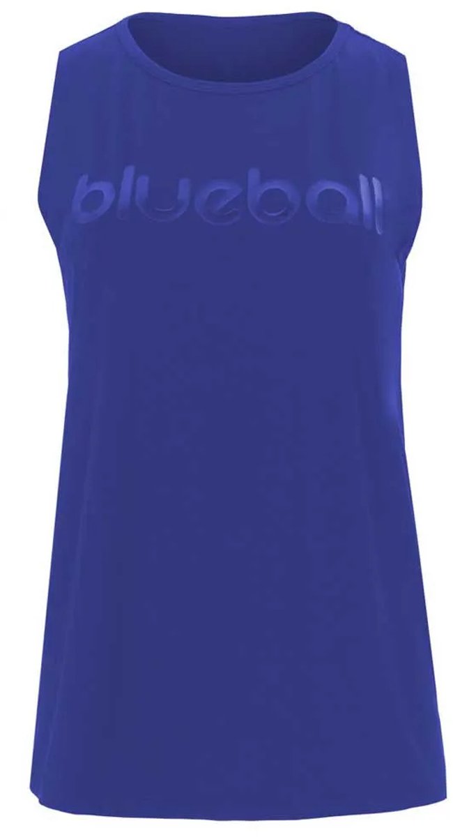 Blueball Sport Slim Mouwloos T-shirt Vrouw Blauw